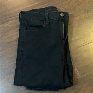 American eagle black skinny jeans